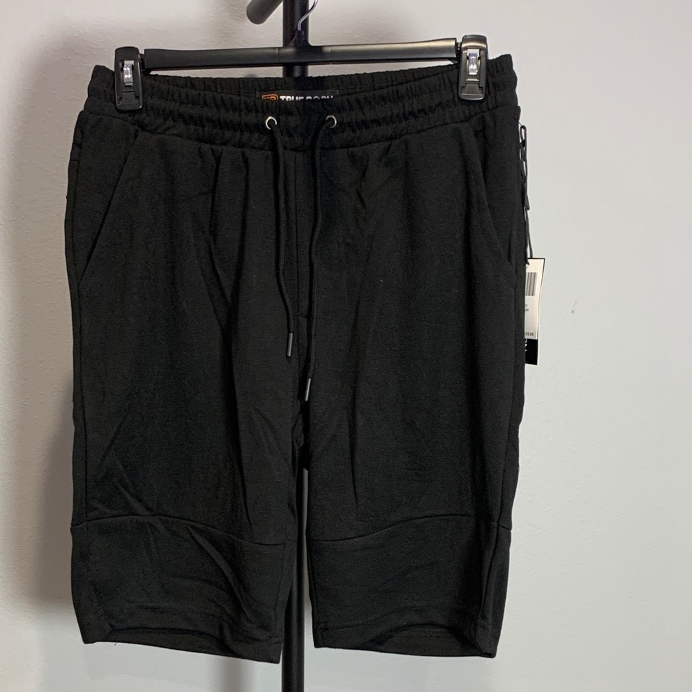 True Born Black Athletic Men's Shorts